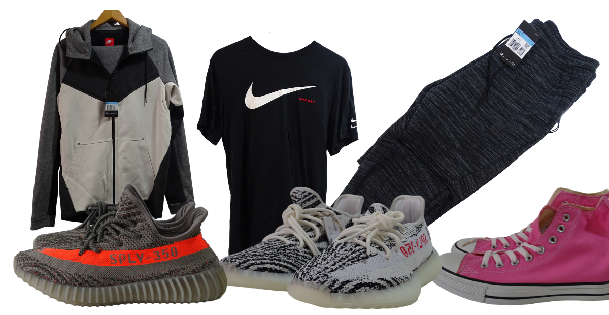 Timed Auction of Trainers and Tracksuits - including Nike Tech and Adidas Yeezy